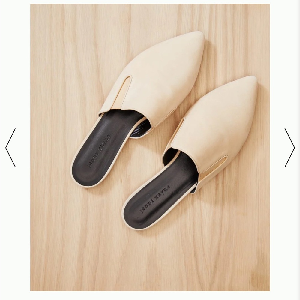 Jenni Kayne oiled leather Mule in Natural